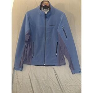 Marmot Jacket Mens Medium Softshell Gray‎ Full Zip Pockets